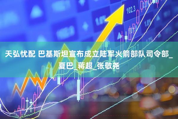 天弘忧配 巴基斯坦宣布成立陆军火箭部队司令部_夏巴_蒋超_张敬尧