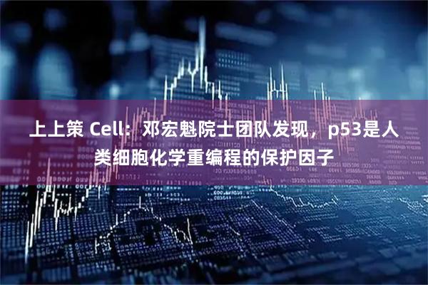 上上策 Cell：邓宏魁院士团队发现，p53是人类细胞化学重编程的保护因子